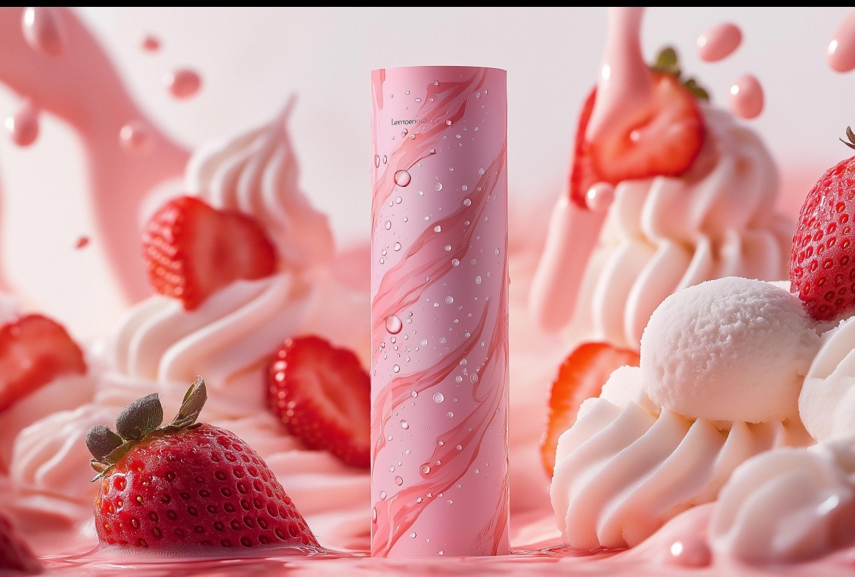 Strawberry Ice Cream - student project
