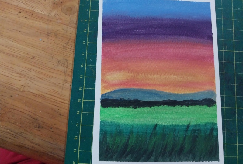 Exploring gouache