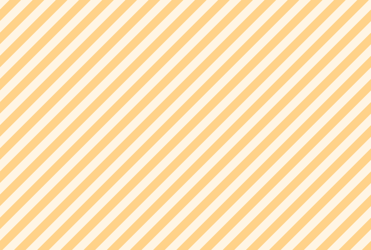 Creamsicle stripes - student project