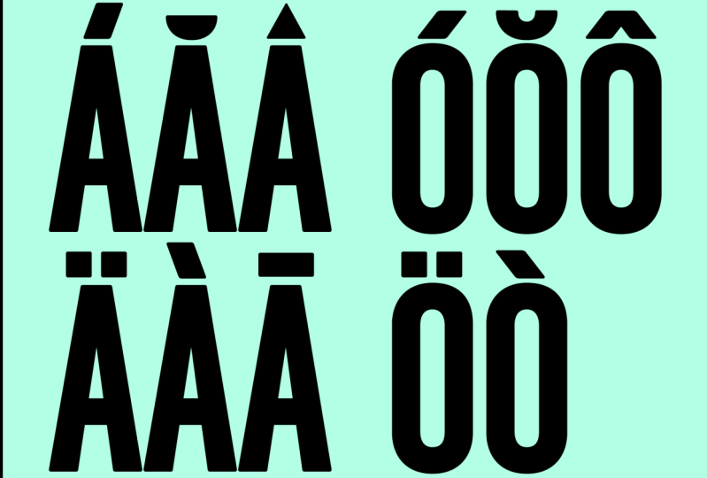 Typewriter & Diacritics