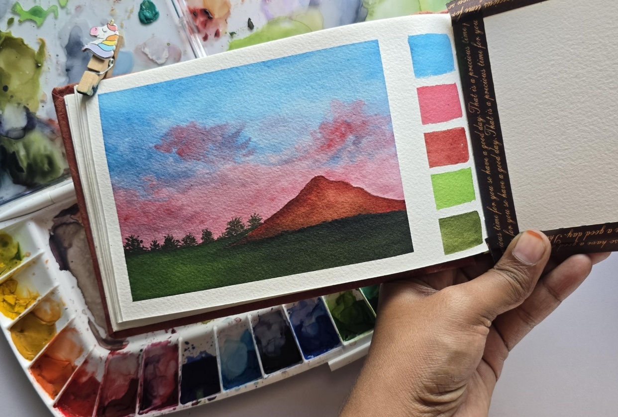 15 days with watercolor - student project