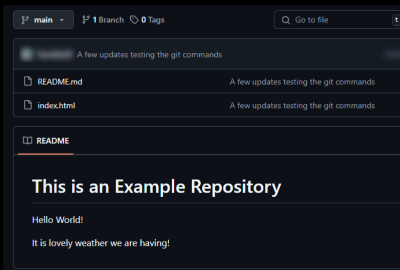 My first GitHub repo