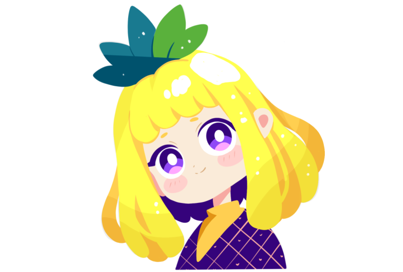 Kawaii Pineapple Girl