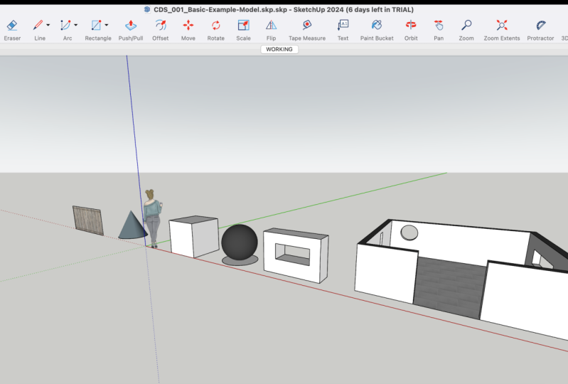 SketchUp toolbar set-up
