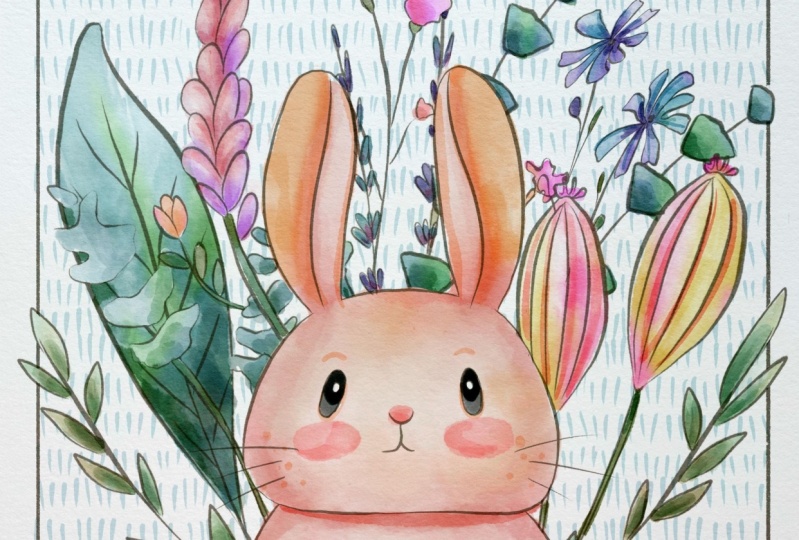 Cute florals and amazing watercolour paintings