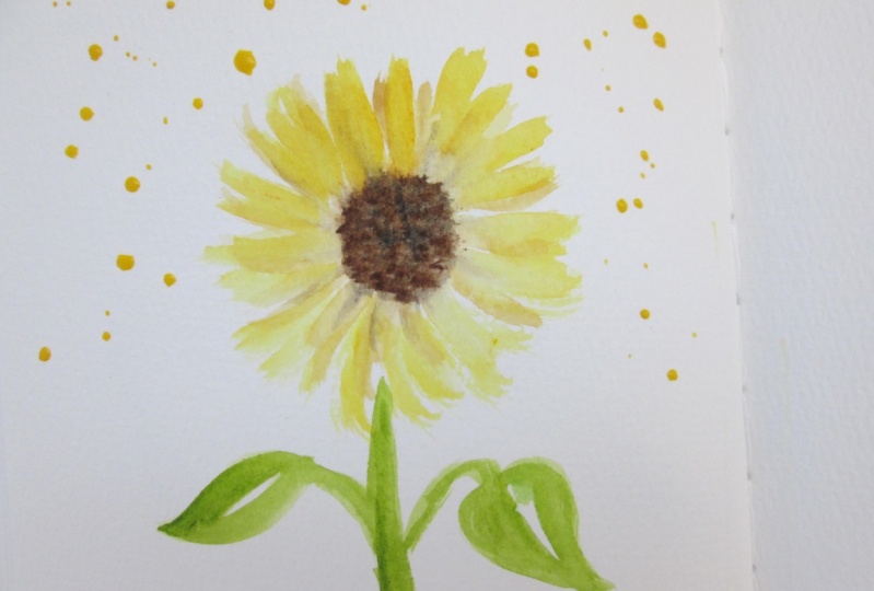 Sketchbook Sunflower