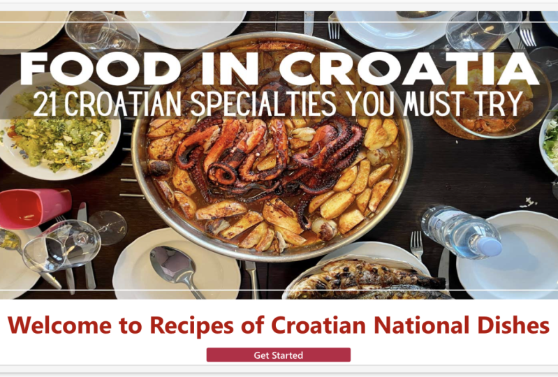 Recipes of Croatian National Dishes