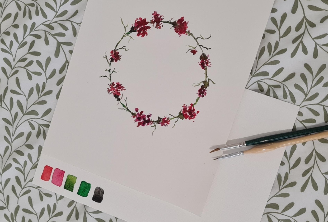 Couronne de fleurs - L'Atelier Clara Del Sol - student project