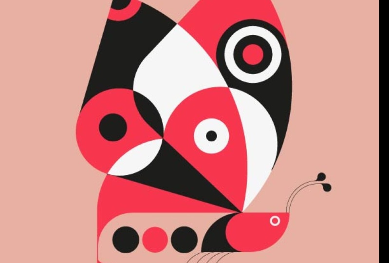 Abstract illustrations-Geometric animals