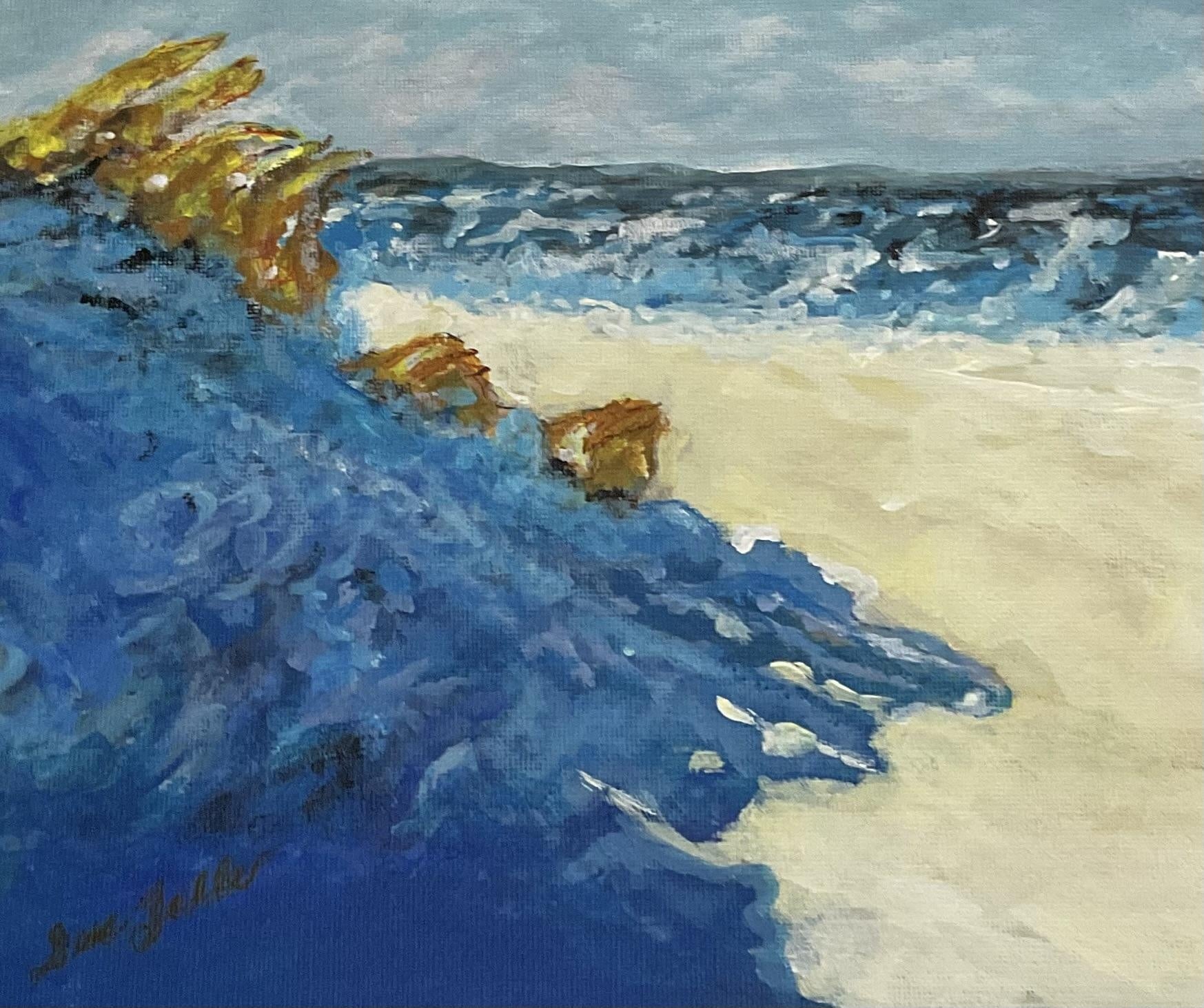 Creating Shadows for Sand Dunes by Sue Zeller - student project