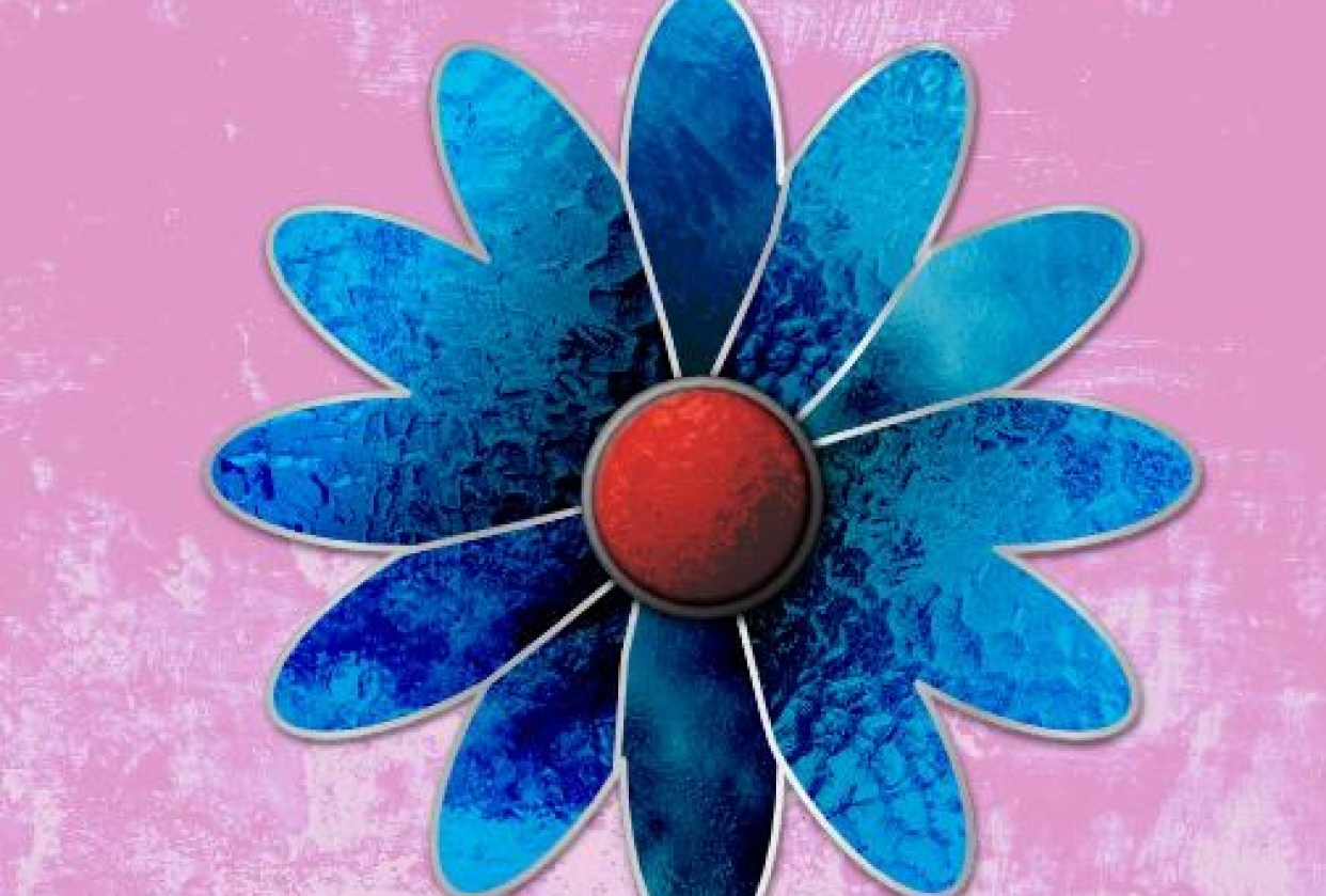 Stained glass shapes - student project