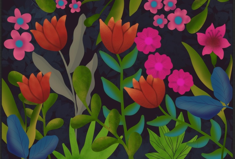 Vivid Luxurious Garden