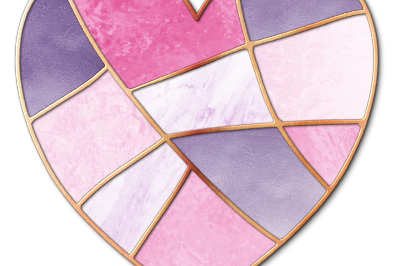 Stained Glass Heart