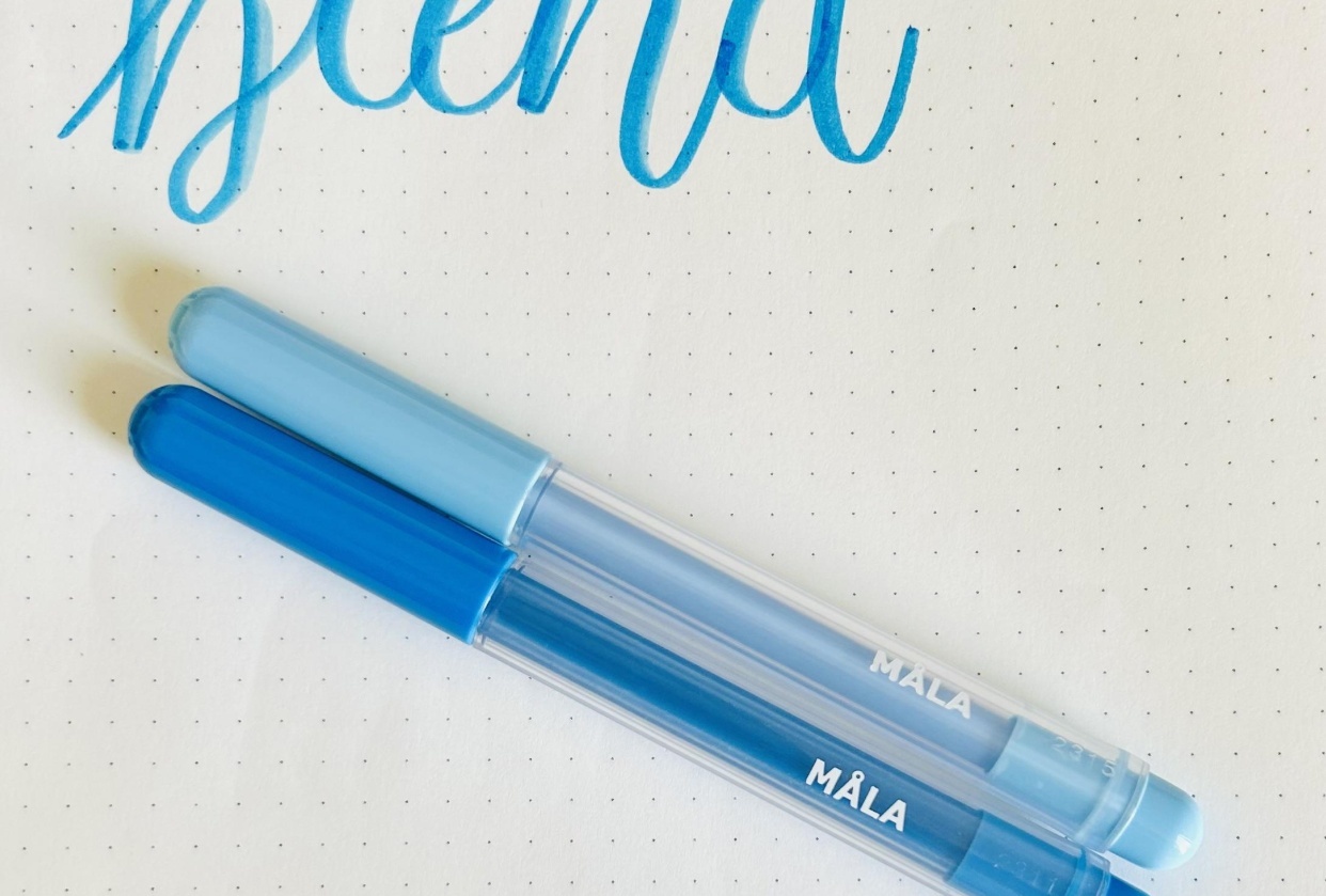 Blending with marker on marker - student project