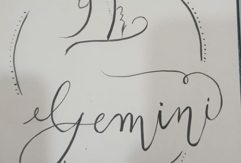 My first calligraphy project