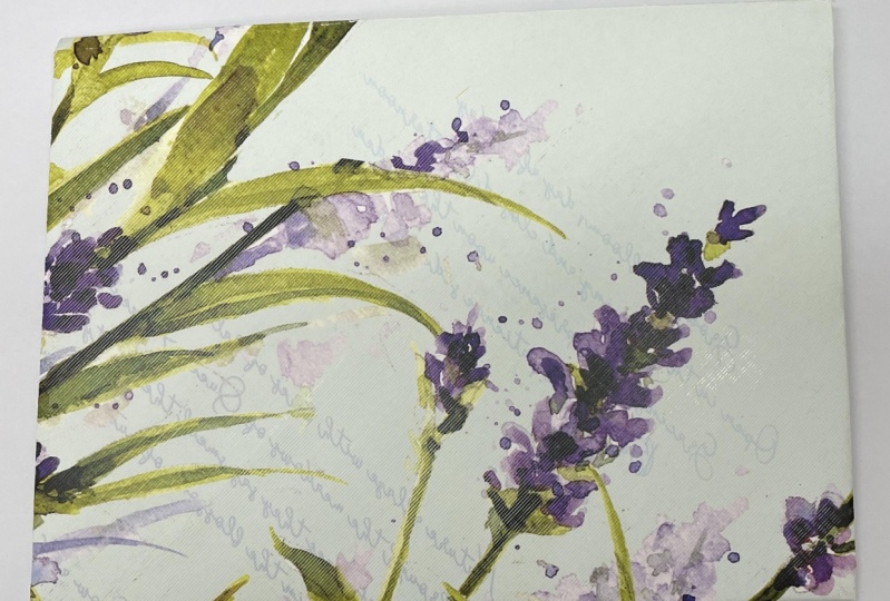 Calendar to envelope