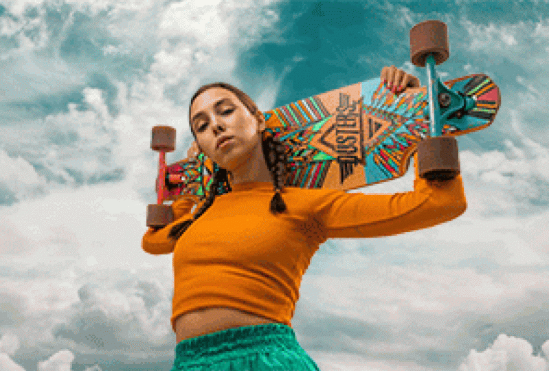 Skateboard animation