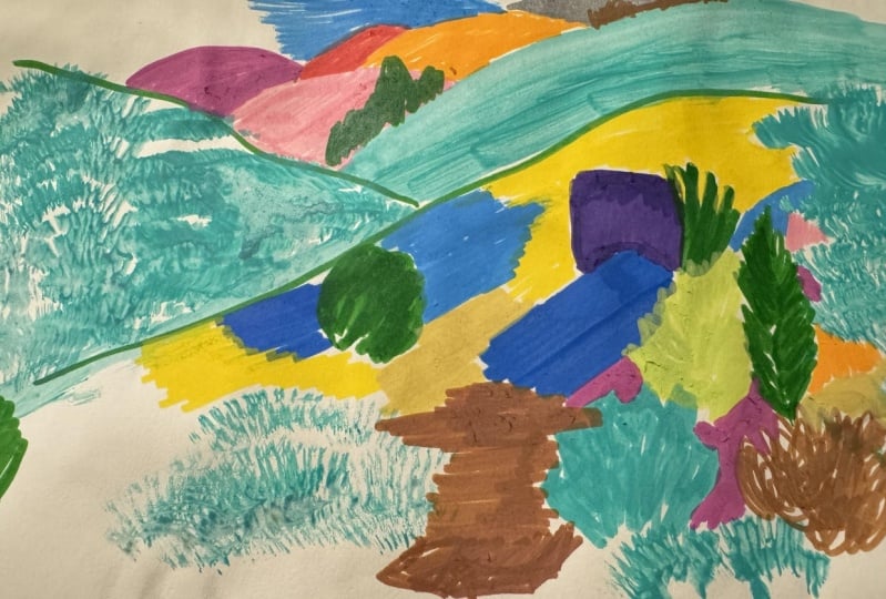 Colorful Nature painting
