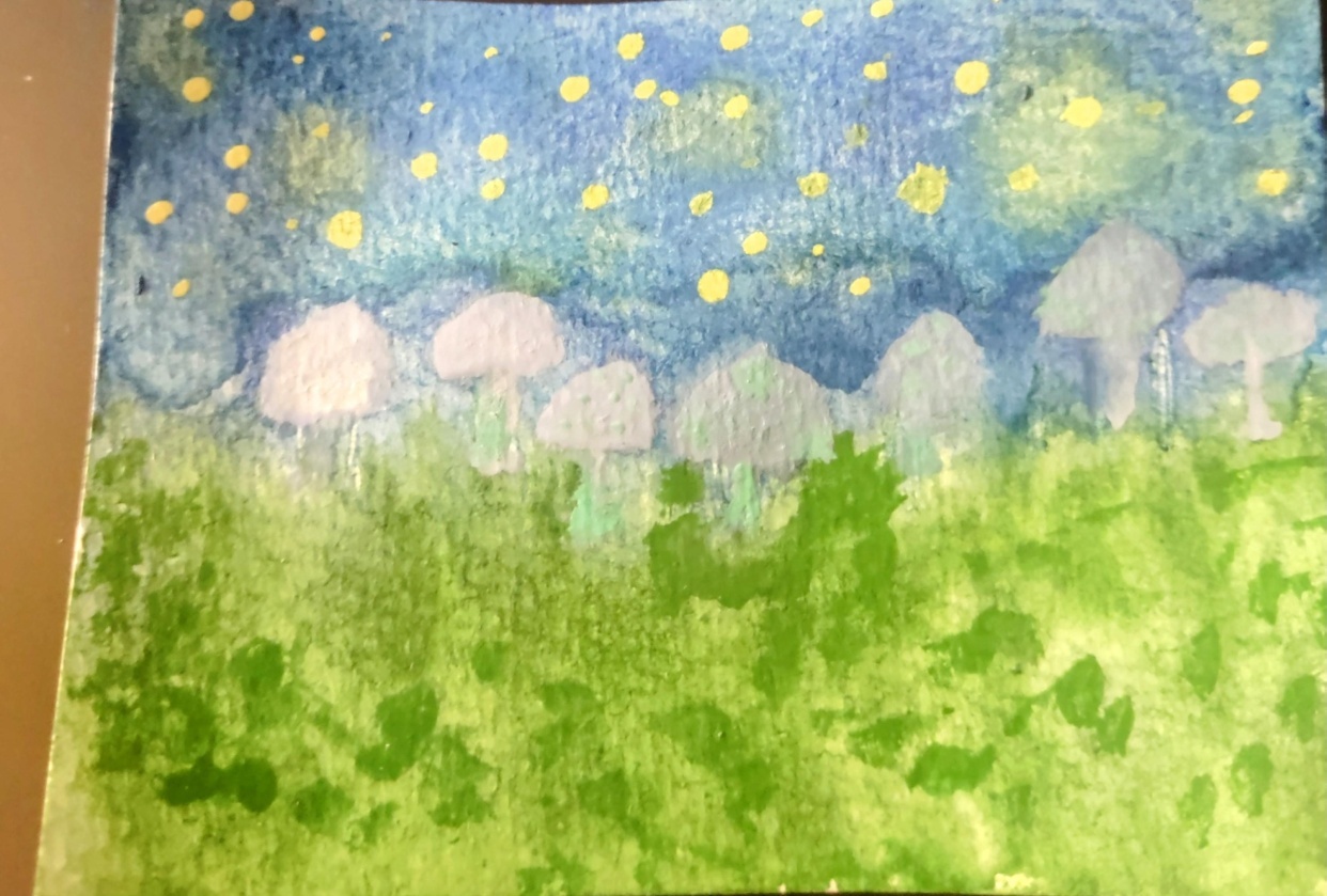My little mushroom field - student project