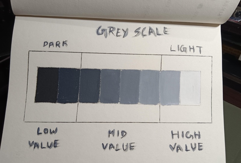 Colour palette black
