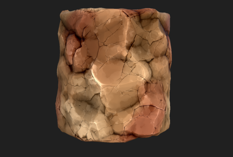 Stylised Rock Material