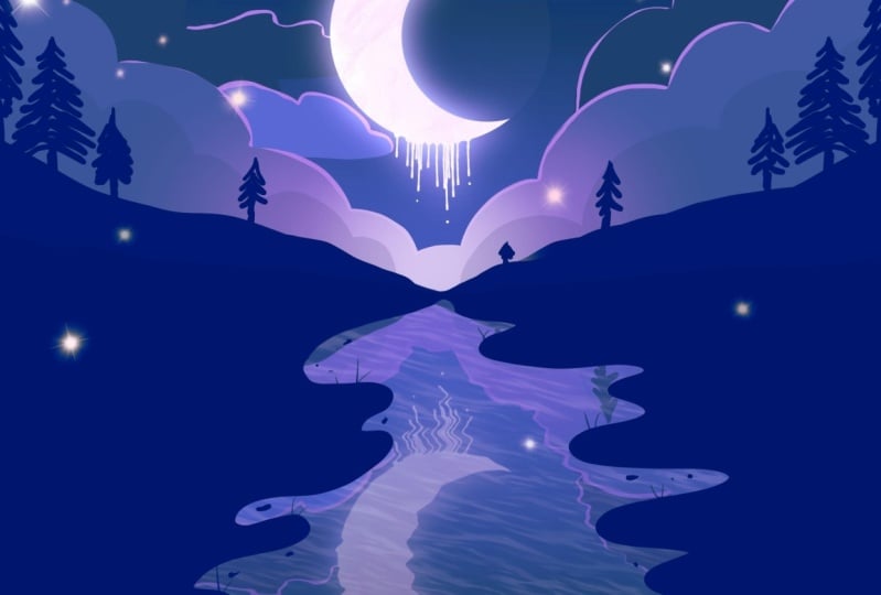 Lavender Moonlight