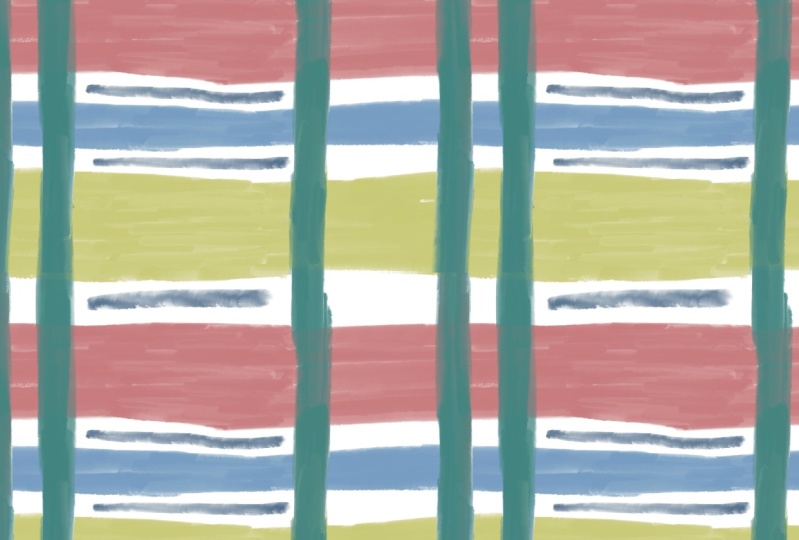 Painterly stripes