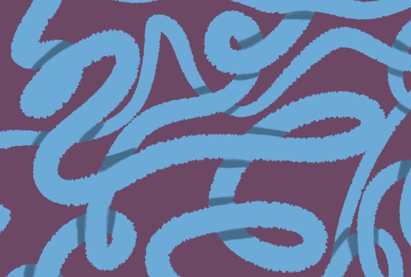 Looping in blue