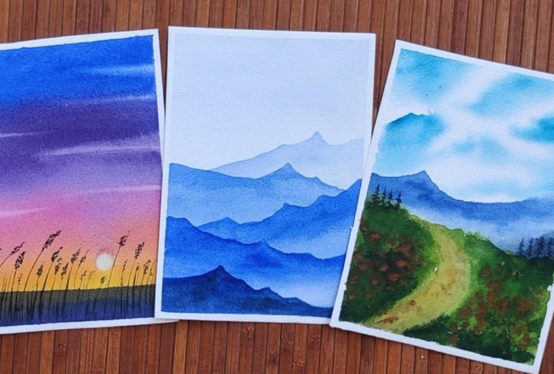 Landscapes under 10 mins with Z