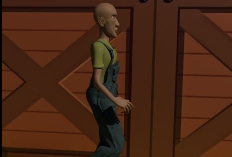 Man walk cycle