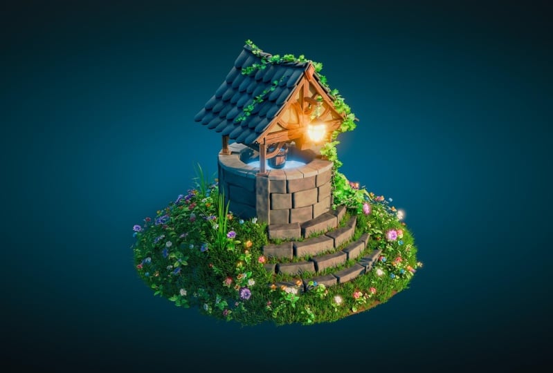 Stylized Well