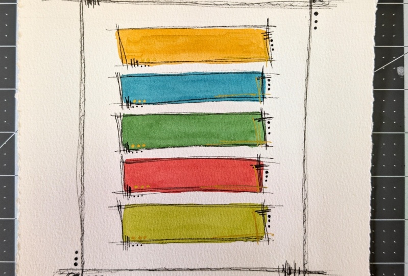Artful Swatches: CreatingArt with Color Palettes