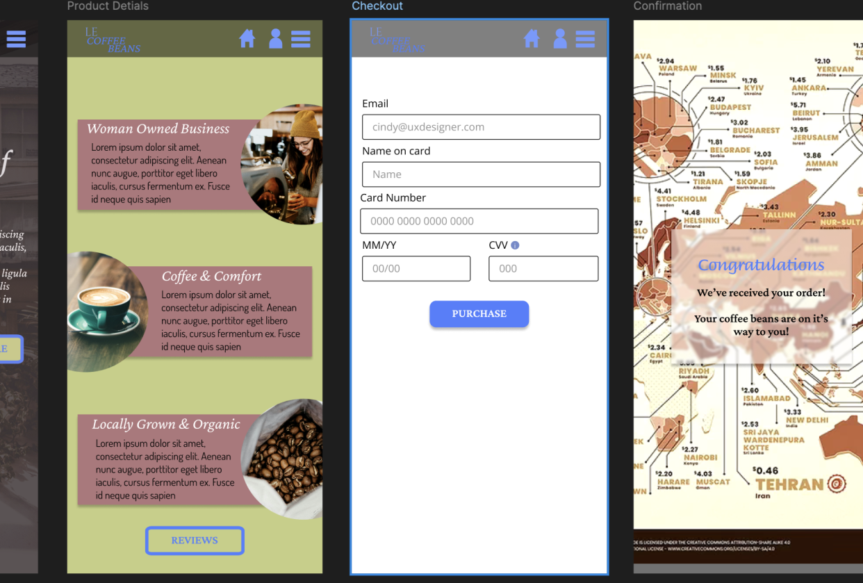 Example of Good UI in my own personal project!