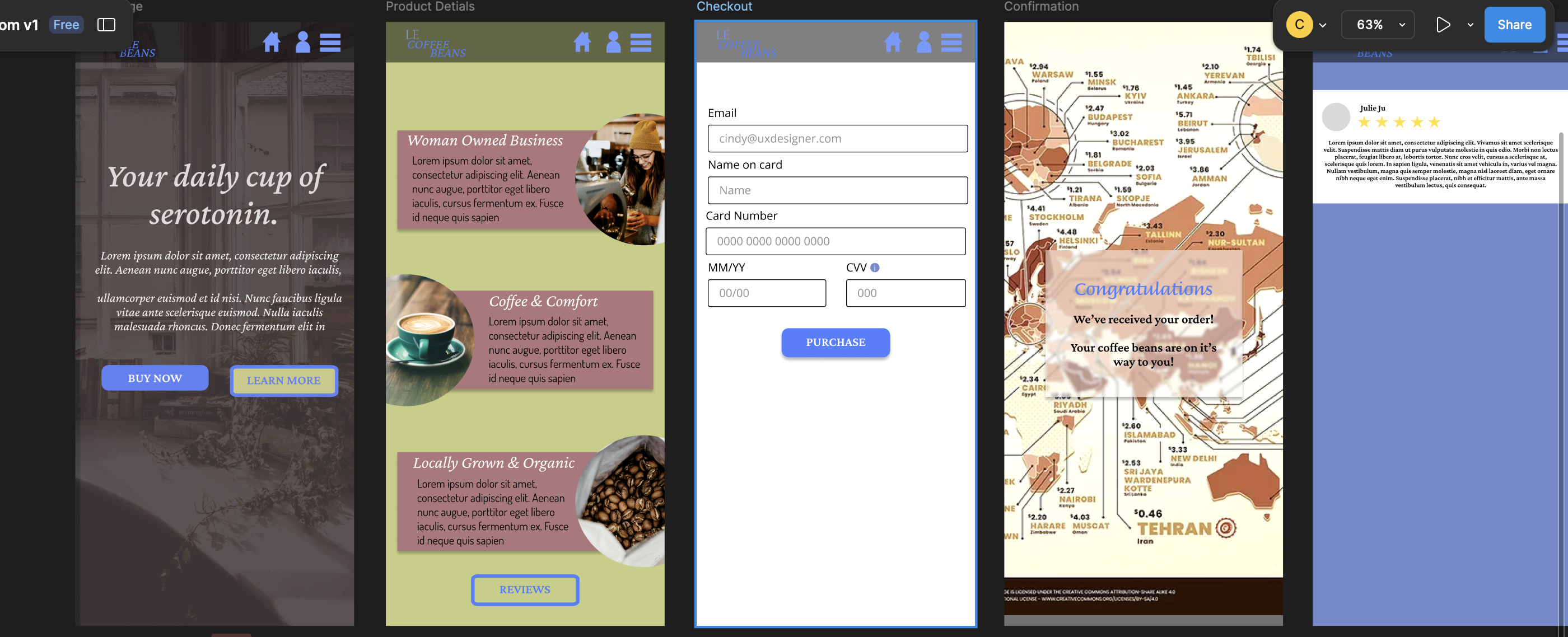 Example of Good UI in my own personal project!