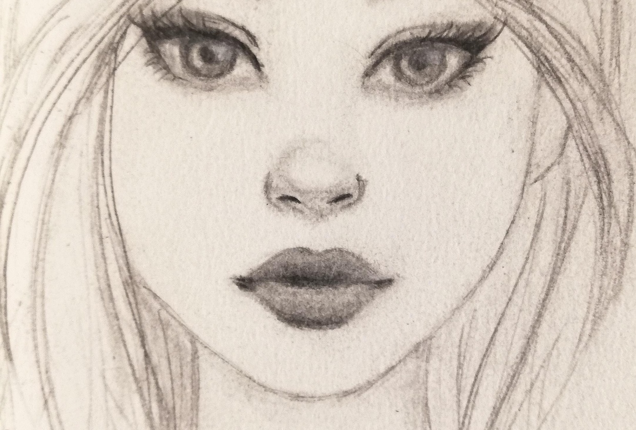 Character drawing with Gabrielle Brickey - student project
