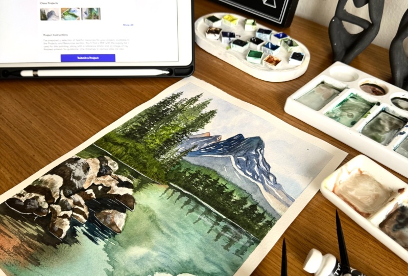 Nature in watercolour