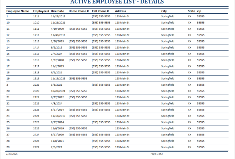 Employee Database