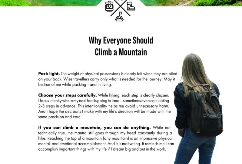 Hiking Flyer