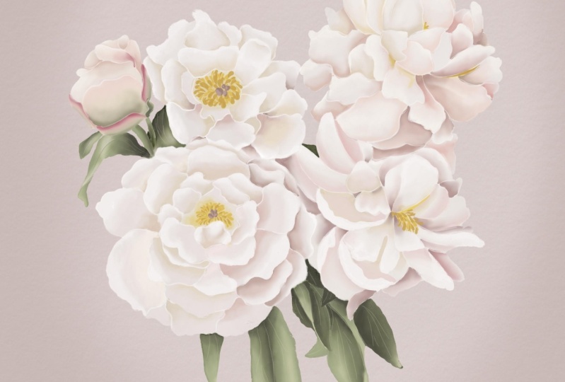 Watercolor roses
