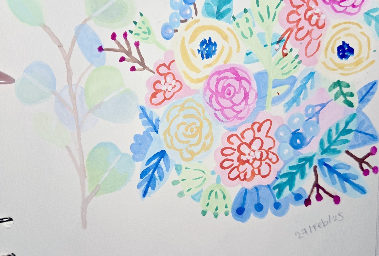 Flores vintage - student project