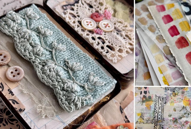 Creative Collage Cards: Exploring Layers and Vintage Charm
