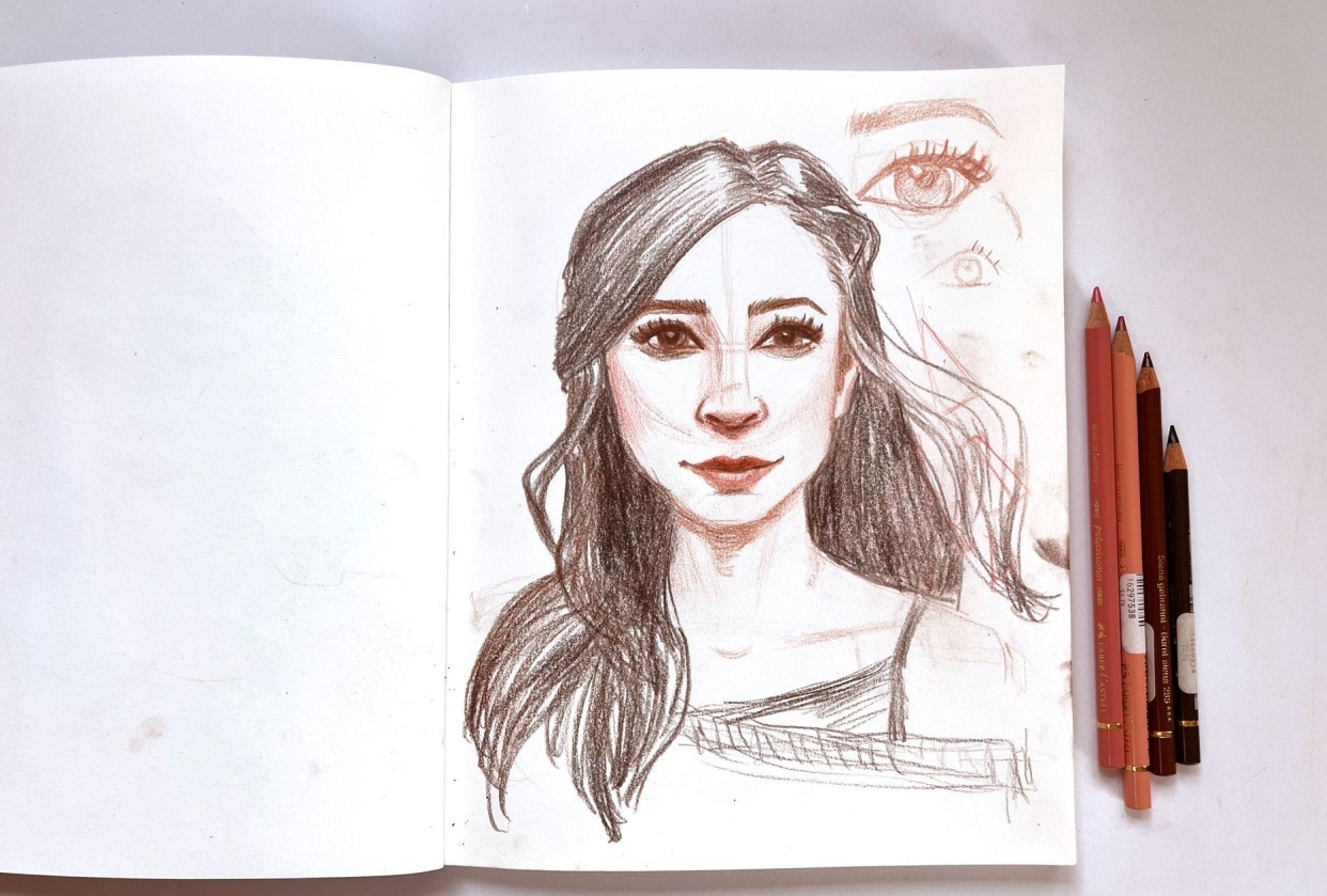 Portrait drawing! - student project