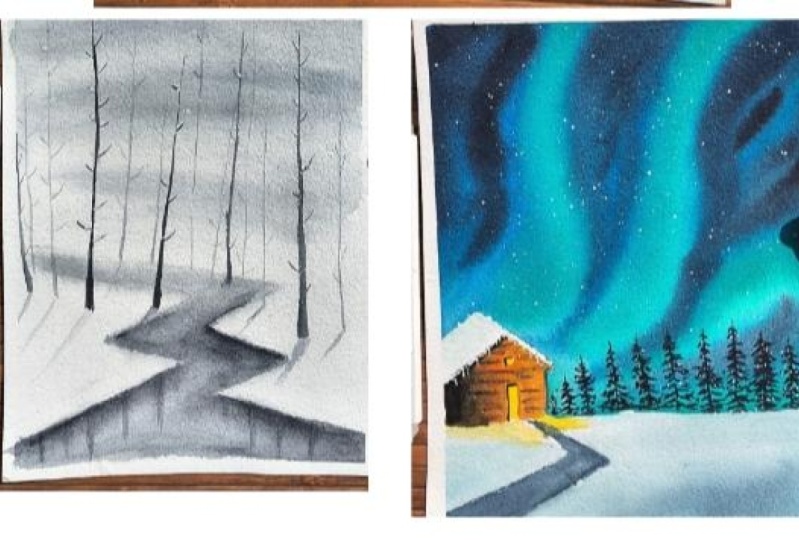Easy Winter Landscapes with Z