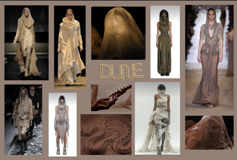 Dune inspo board and mood board