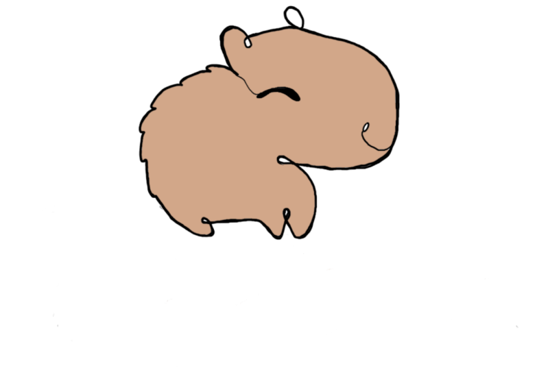 Capybara Sticker