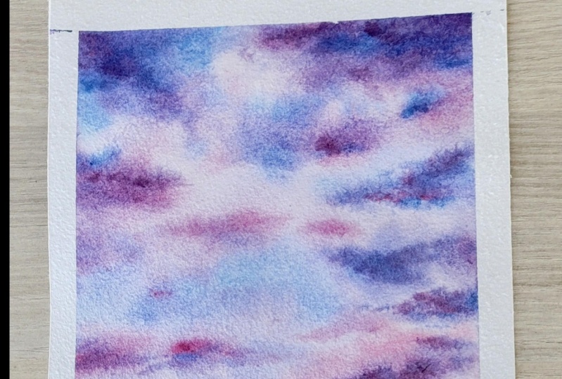 Effortless watercolour blends-a class with Elina Zhelyazkova