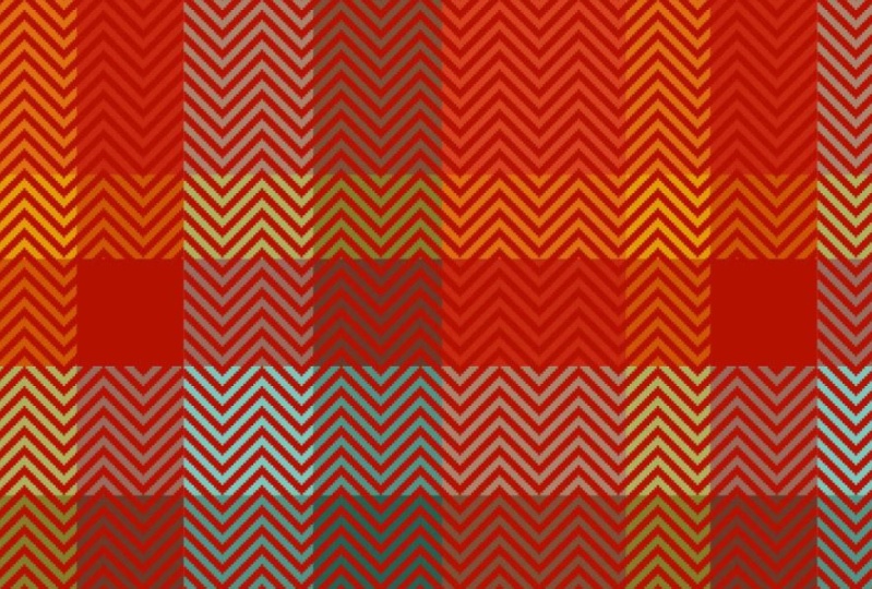 Chevron weave in procreate