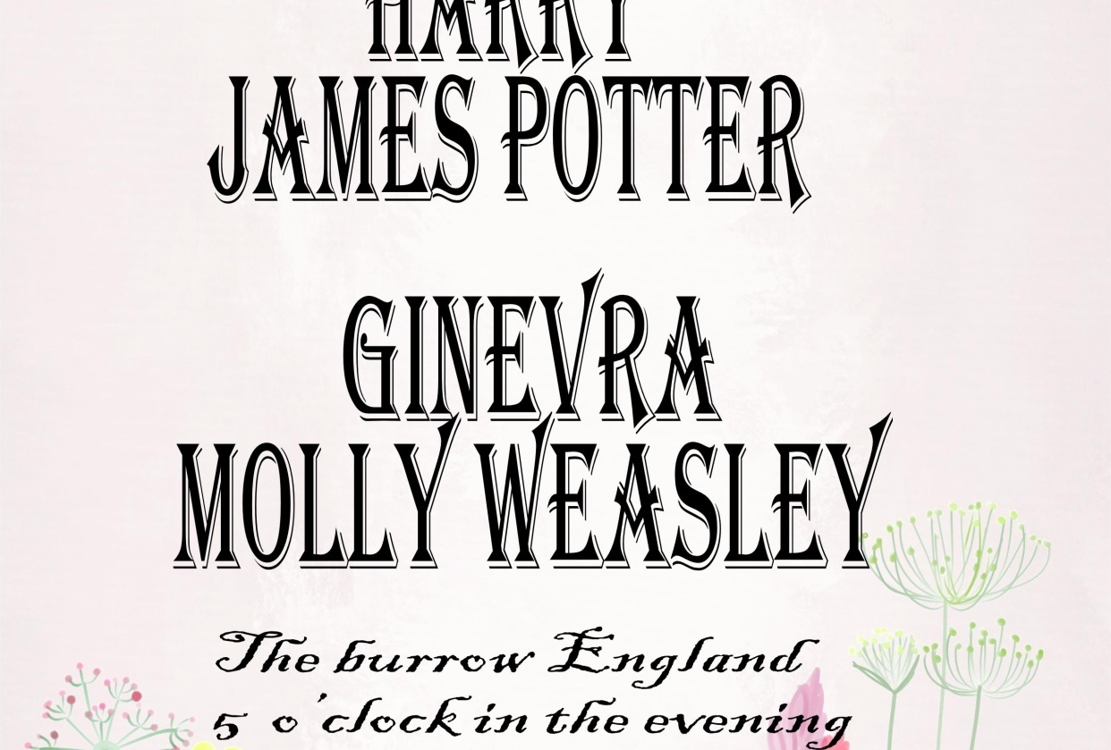 wedding invite - student project