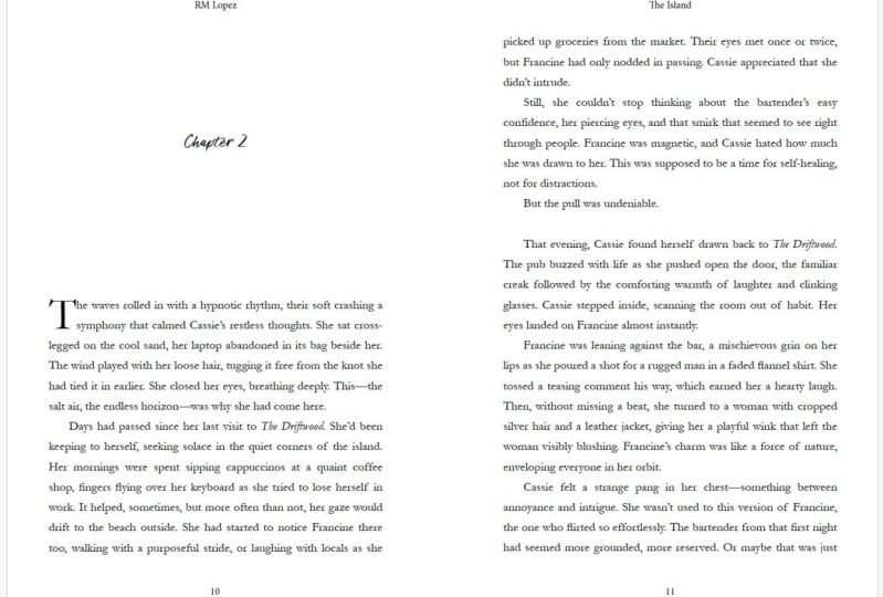 Book Formatting Internal Layout