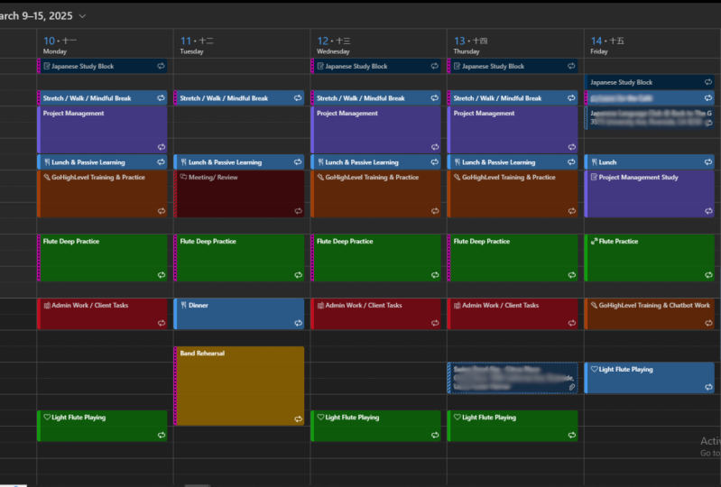 Managing Schedule